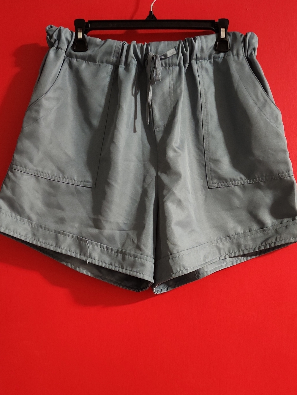 1XL Zenana Outfitters Light Blue Drawstring Women’s Shorts